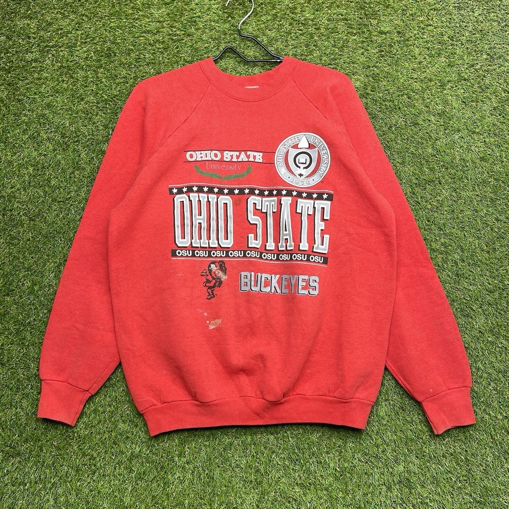 Vintage Ohio State Buckeyes Sweatshirt Mens XL OSU Sportswear Crewneck 90s